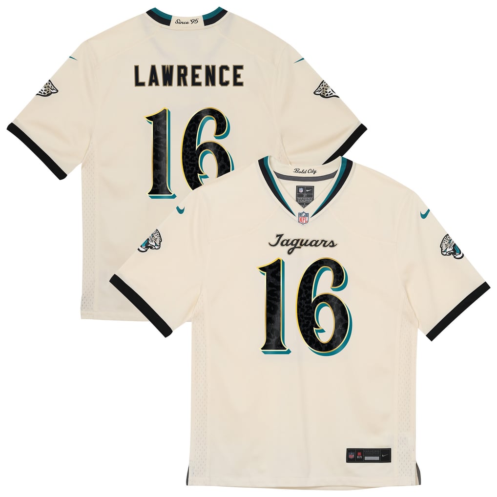 Toddler Jacksonville Jaguars Trevor Lawrence Natural 2026 Rivalries Collection Game Jersey