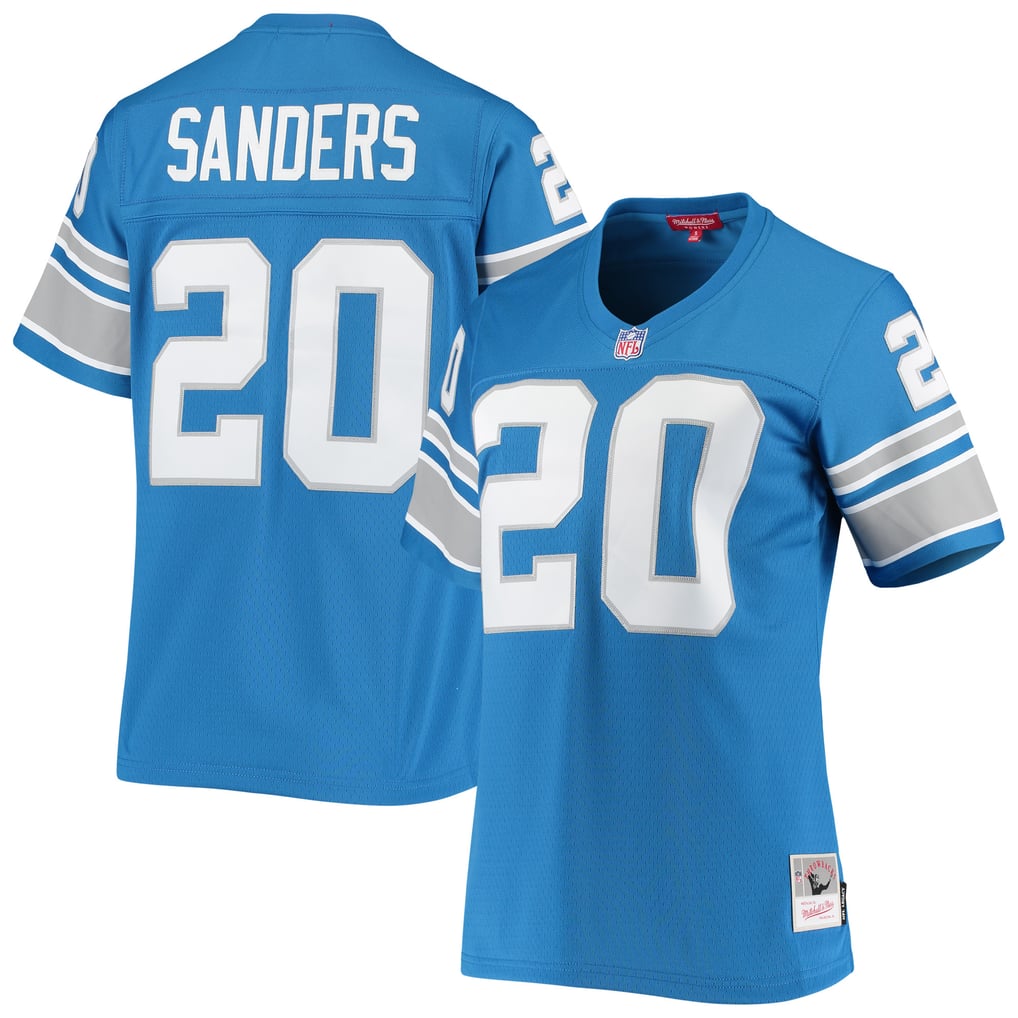 Women's Detroit Lions Barry Sanders Blue 1996 Legacy Replica Jersey