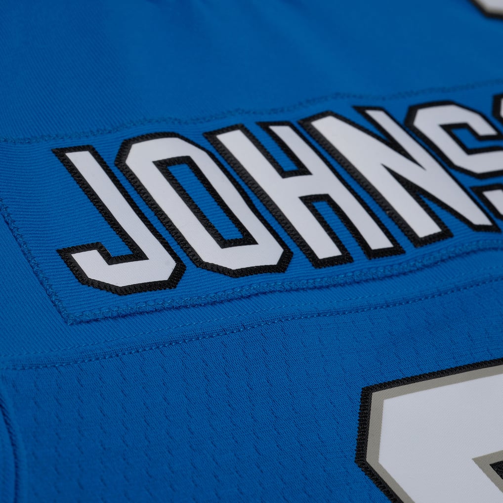 Women's Detroit Lions Calvin Johnson Blue 2007 Legacy Replica Jersey