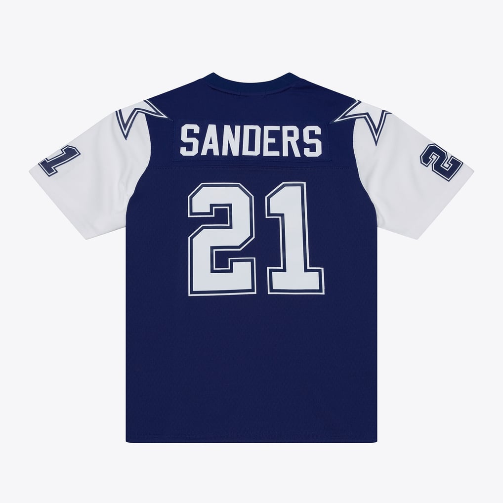 Women's Dallas Cowboys Deion Sanders Navy 1995 Legacy Replica Jersey