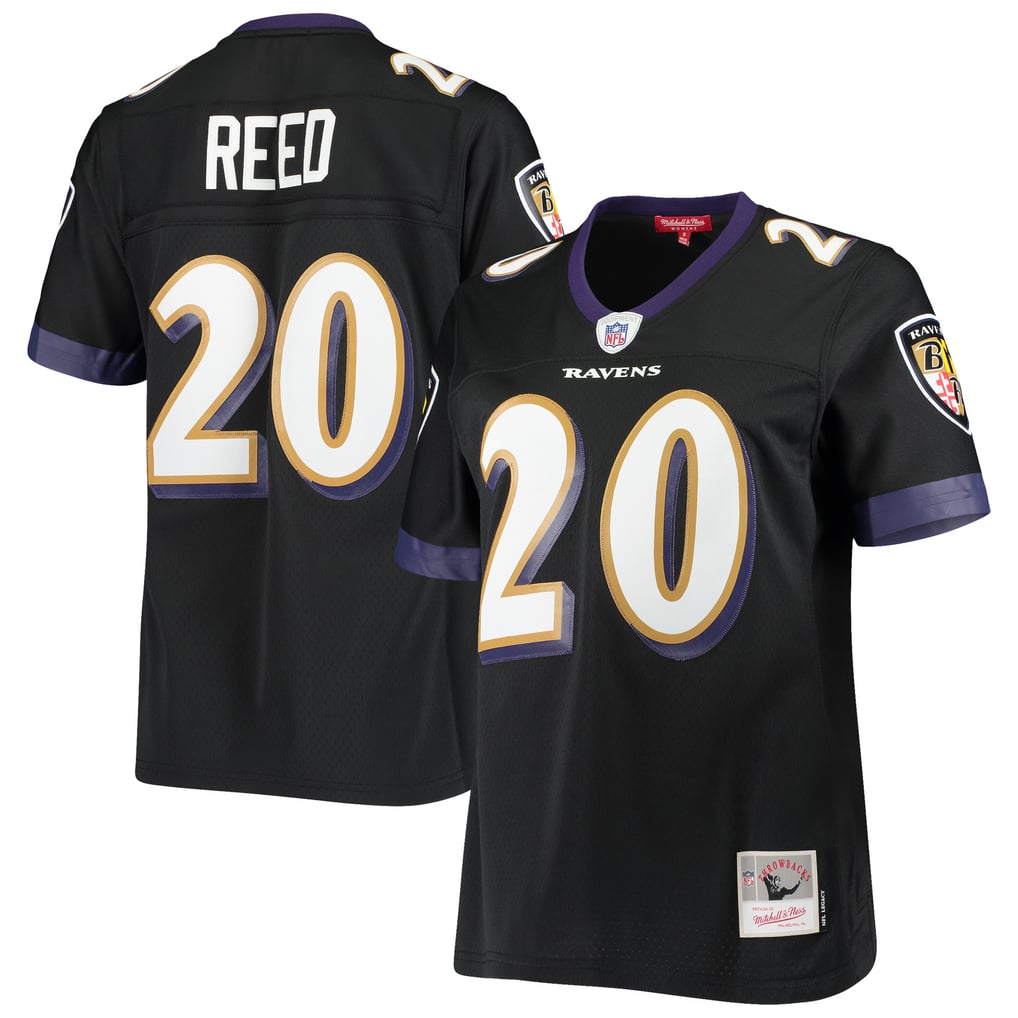 Women's Baltimore Ravens Ed Reed Black Legacy Replica Team Jersey