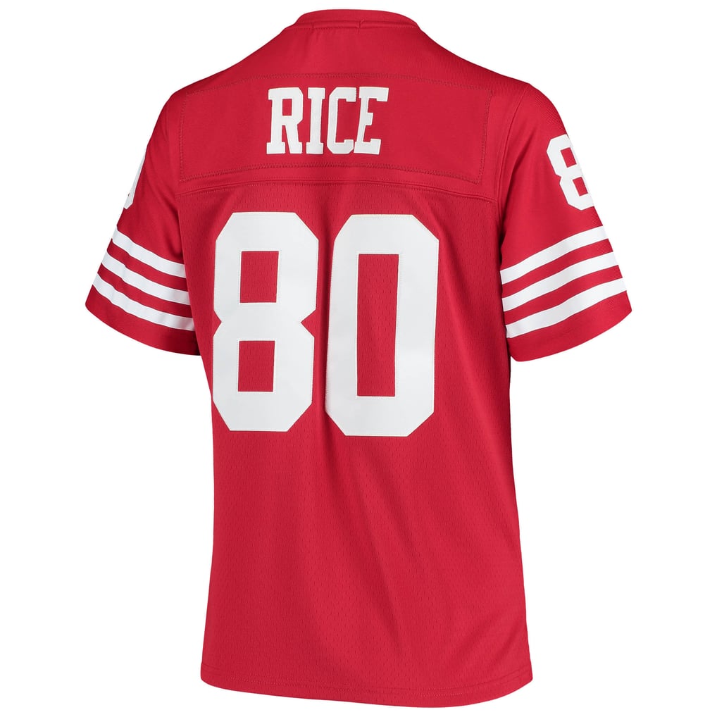 Women's San Francisco 49ers Jerry Rice Scarlet 1990 Legacy Replica Jersey