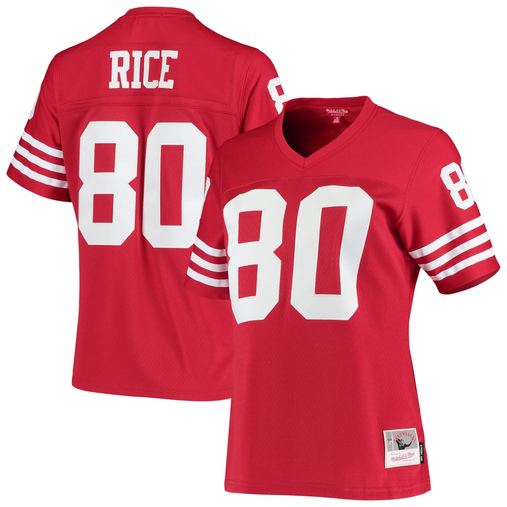 Women's San Francisco 49ers Jerry Rice Scarlet 1990 Legacy Replica Jersey