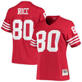 Women's San Francisco 49ers Jerry Rice Scarlet 1990 Legacy Replica Jersey