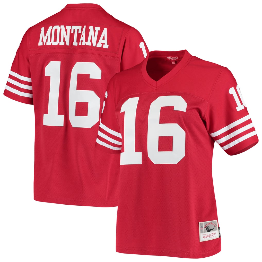 Women's San Francisco 49ers Joe Montana Scarlet 1990 Legacy Replica Jersey