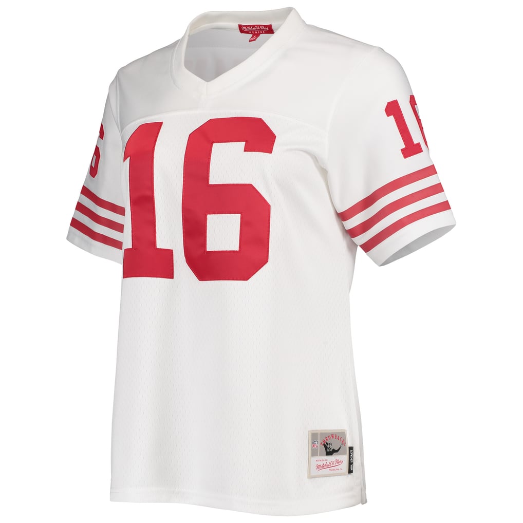 Women's San Francisco 49ers Joe Montana White Legacy Replica Player Jersey