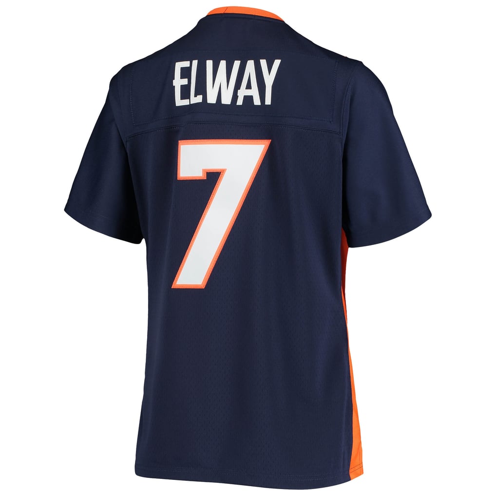 Women's Denver Broncos John Elway Navy Legacy Replica Team Jersey