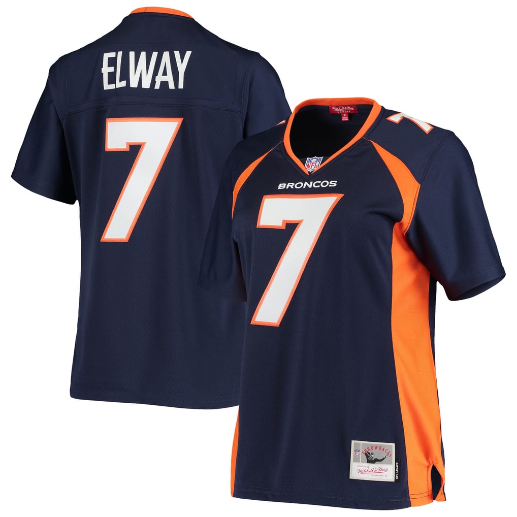 Women's Denver Broncos John Elway Navy Legacy Replica Team Jersey