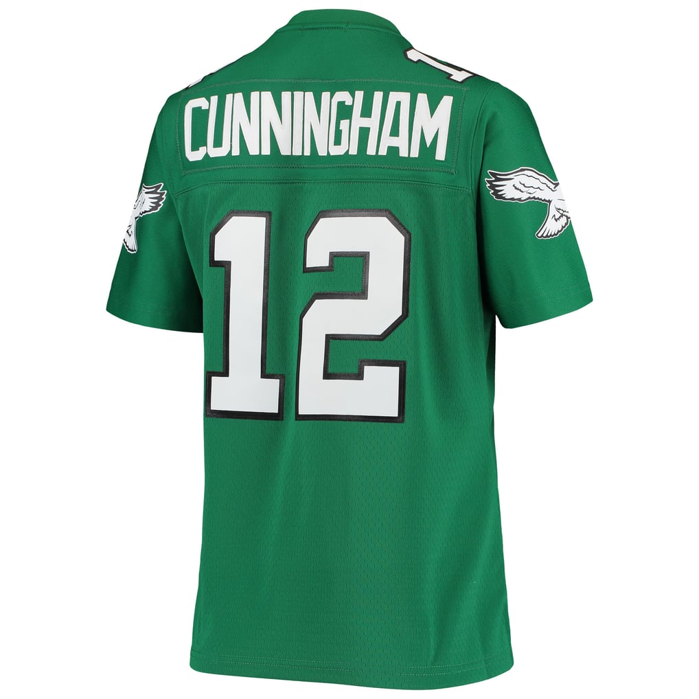 Women's Philadelphia Eagles Randall Cunningham Kelly Green 1990 Legacy Replica Jersey