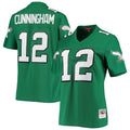 Women's Philadelphia Eagles Randall Cunningham Kelly Green 1990 Legacy Replica Jersey