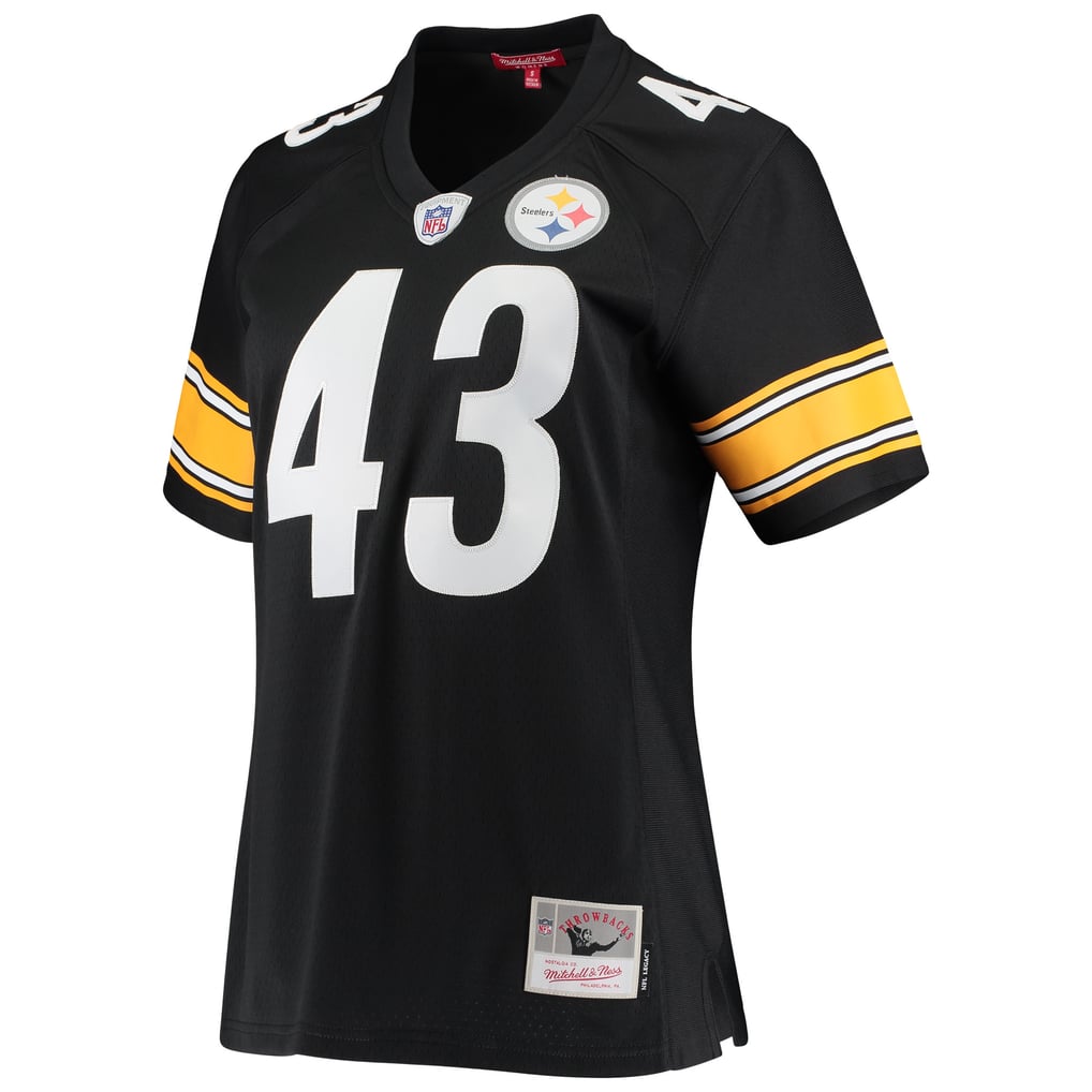 Women's Pittsburgh Steelers Troy Polamalu Black Legacy Replica Team Jersey