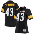 Women's Pittsburgh Steelers Troy Polamalu Black Legacy Replica Team Jersey