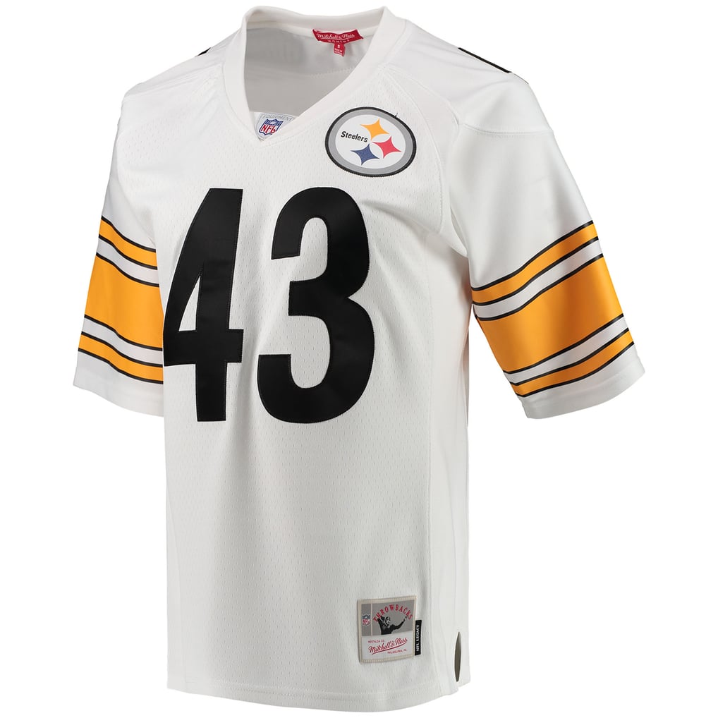 Women's Pittsburgh Steelers Troy Polamalu White 2005 Legacy Replica Team Jersey