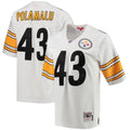 Women's Pittsburgh Steelers Troy Polamalu White 2005 Legacy Replica Team Jersey