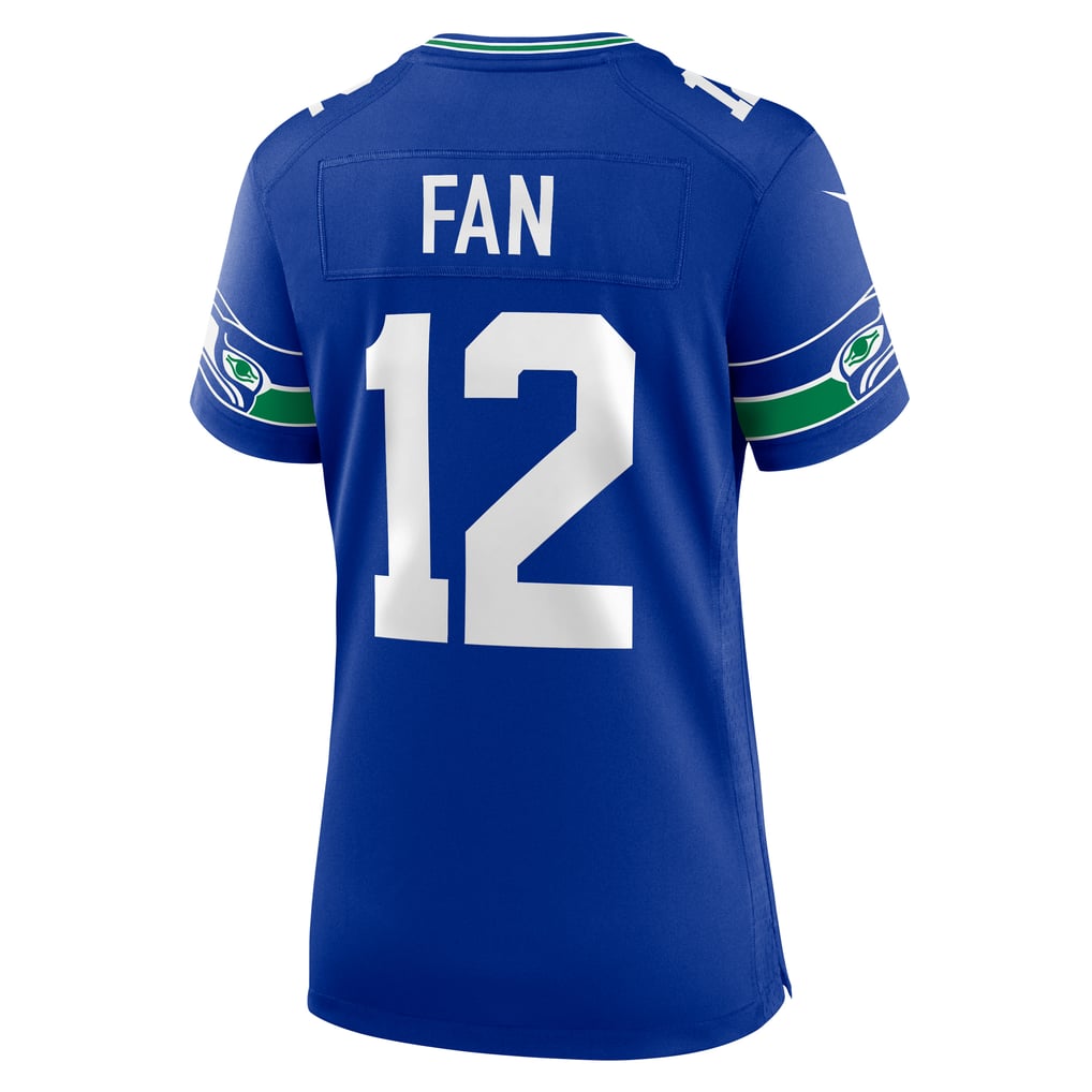 Women's Seattle Seahawks 12s Royal Player Jersey