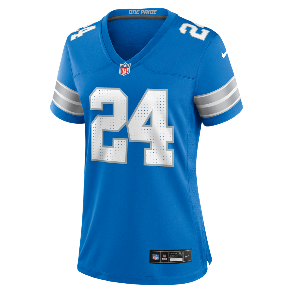 Women's Detroit Lions Aamaris Brown Blue Team Game Jersey