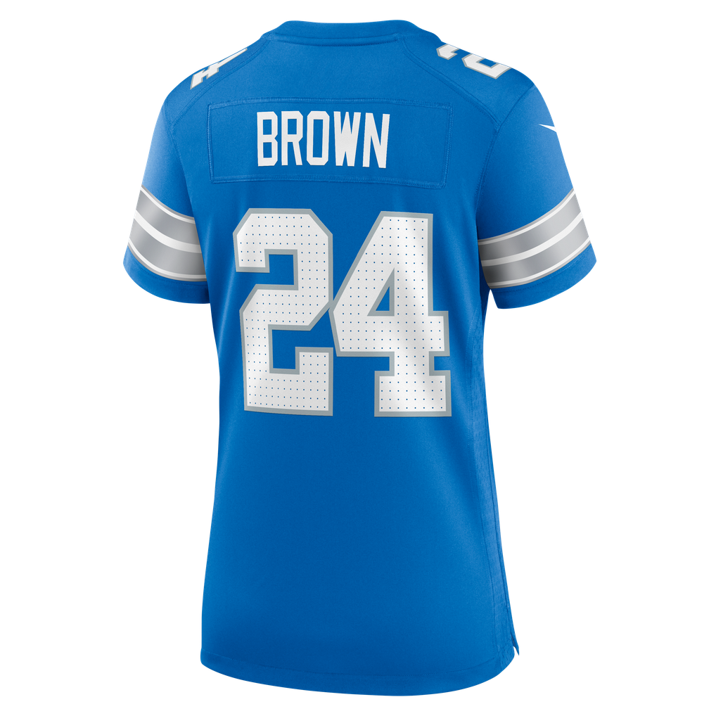 Women's Detroit Lions Aamaris Brown Blue Team Game Jersey