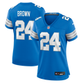 Women's Detroit Lions Aamaris Brown Blue Team Game Jersey