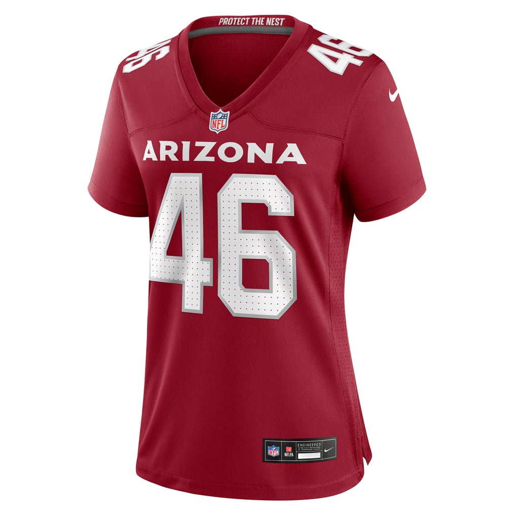 Women's Arizona Cardinals Aaron Brewer Cardinal Game Jersey