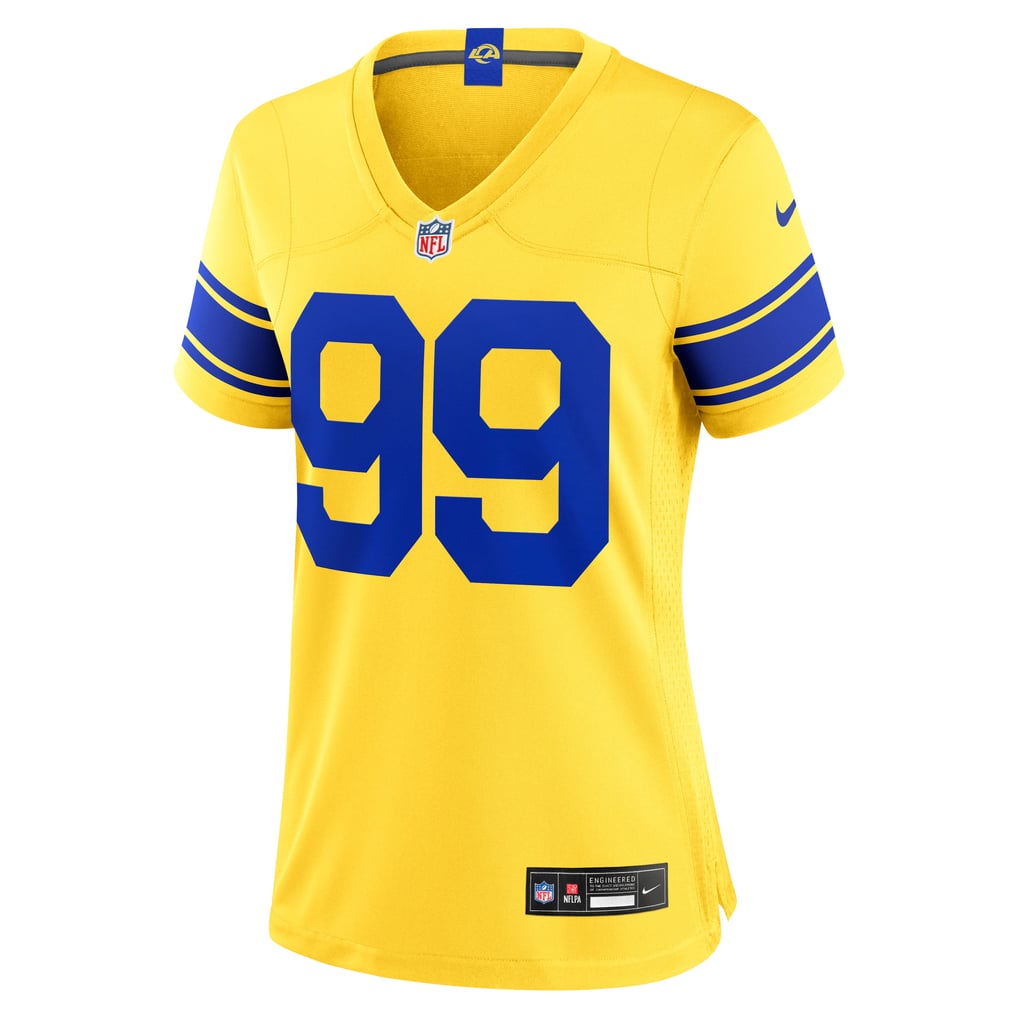 Women's Los Angeles Rams Aaron Donald Gold Alternate Game Jersey