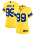 Women's Los Angeles Rams Aaron Donald Gold Alternate Game Jersey