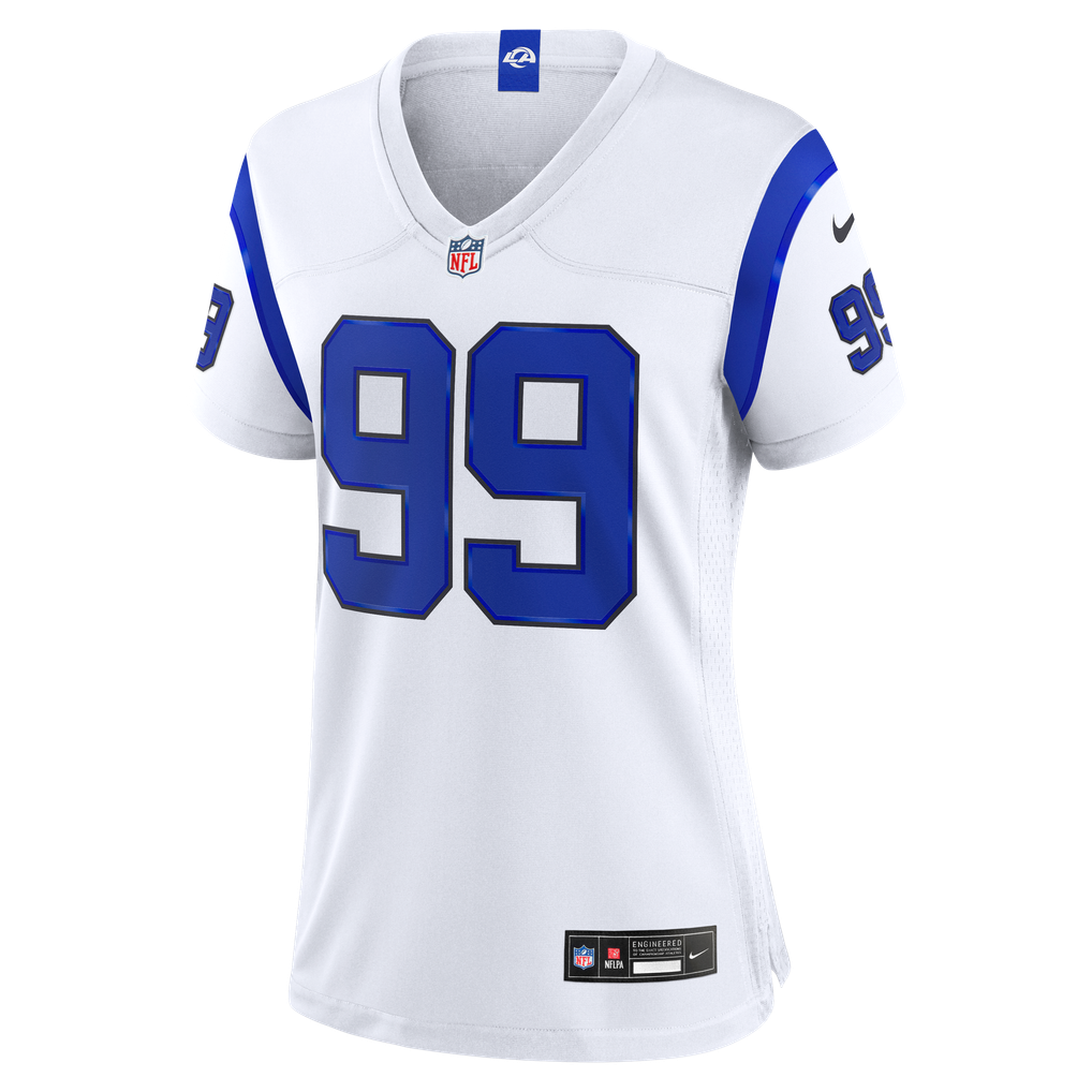 Women's Los Angeles Rams Aaron Donald White Alternate Game Jersey