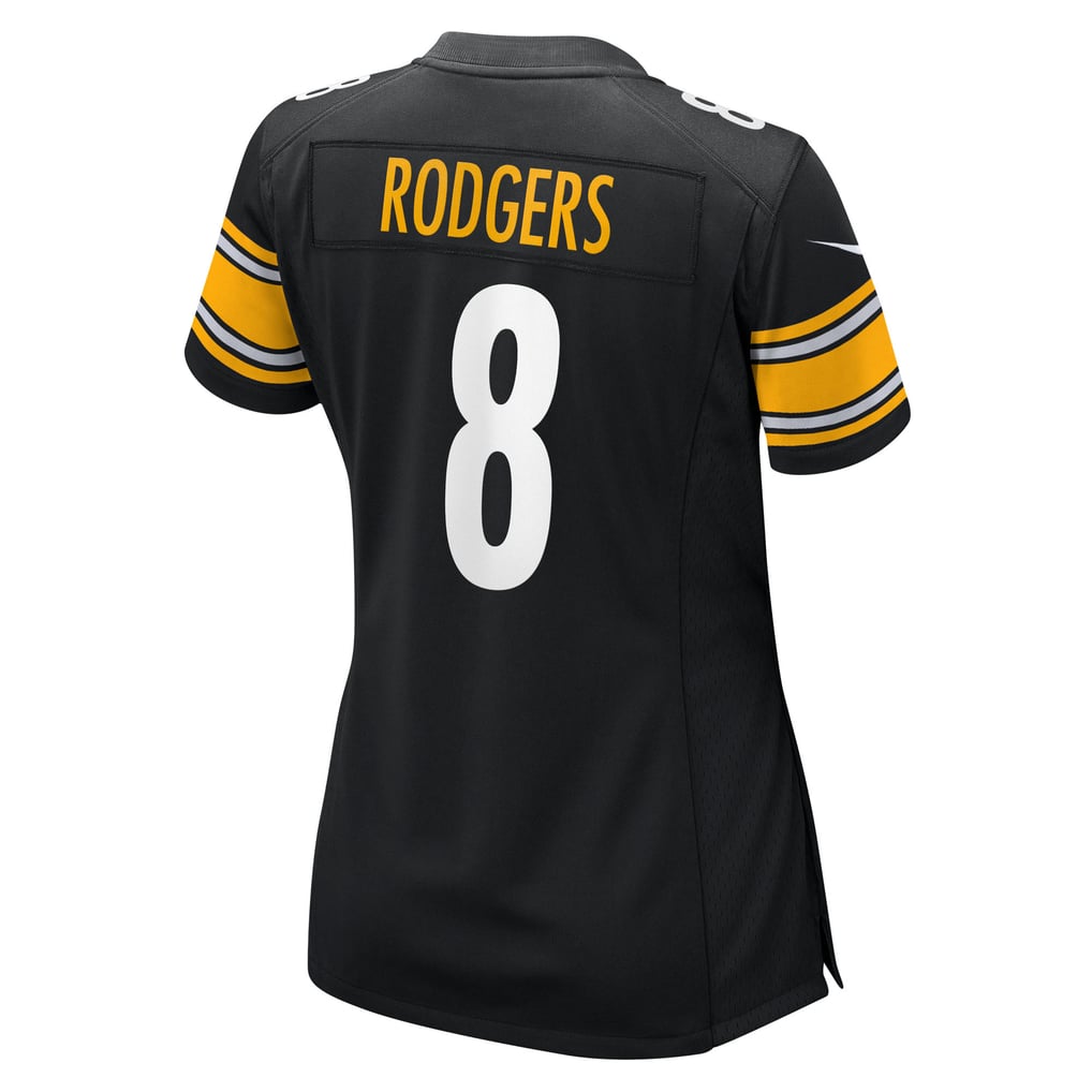 Women's Pittsburgh Steelers Aaron Rodgers Black Game Jersey