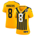 Women's Pittsburgh Steelers Aaron Rodgers Gold Alternate 1933 Throwback Game Jersey