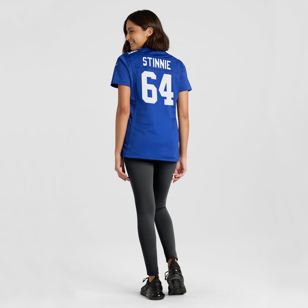Women's New York Giants Aaron Stinnie Royal Game Jersey