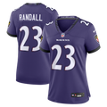 Women's Baltimore Ravens Adam Randall Purple Team Game Jersey