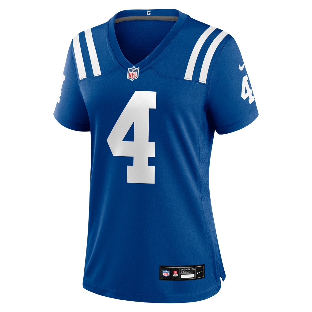 Women's Indianapolis Colts Adam Vinatieri Royal Team Retired Game Jersey