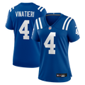 Women's Indianapolis Colts Adam Vinatieri Royal Team Retired Game Jersey