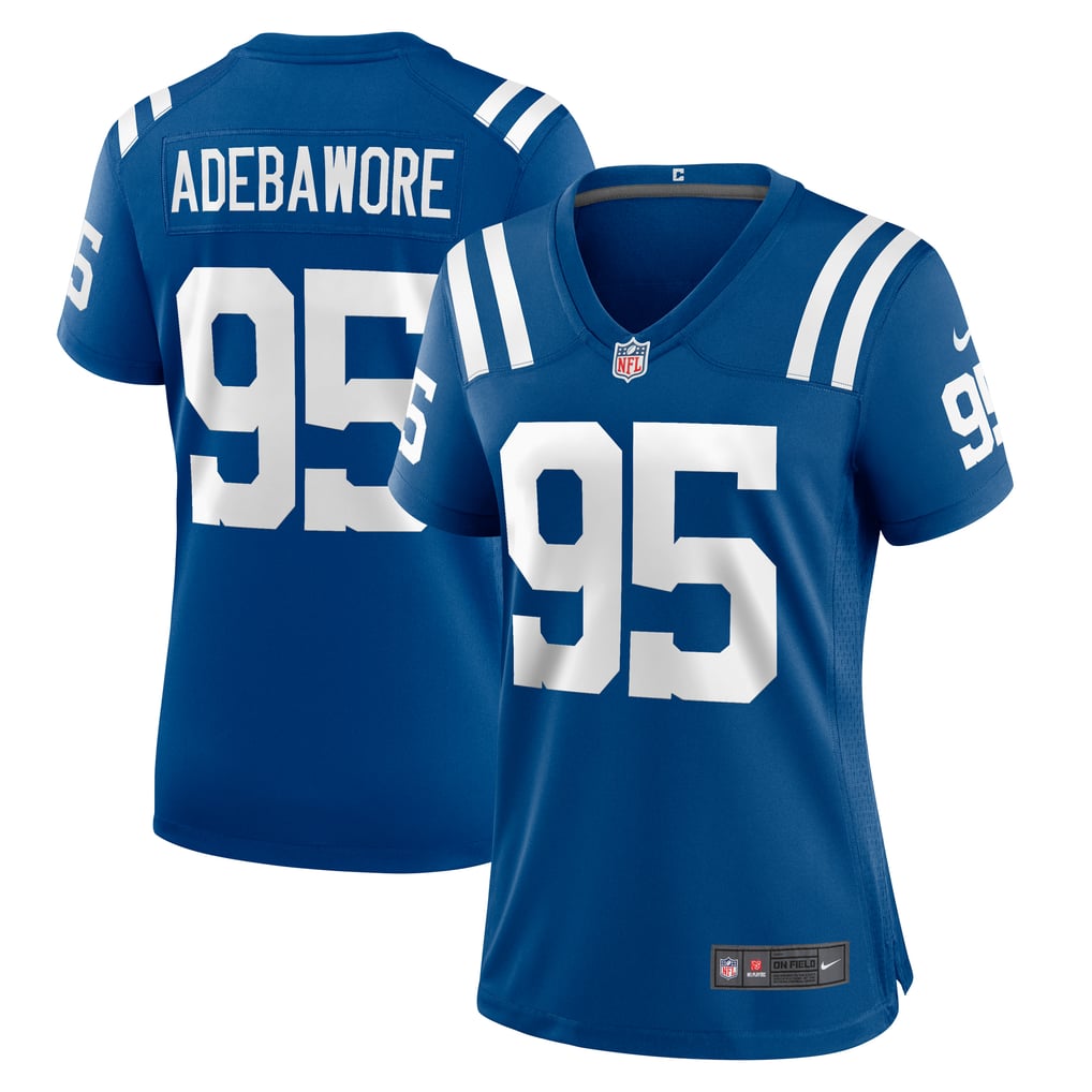 Women's Indianapolis Colts Adetomiwa Adebawore Royal Team Game Jersey