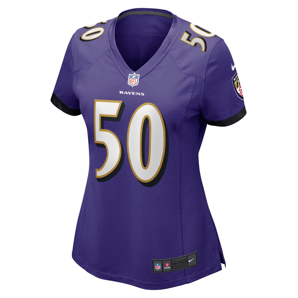 Women's Baltimore Ravens Adisa Isaac Purple Game Jersey