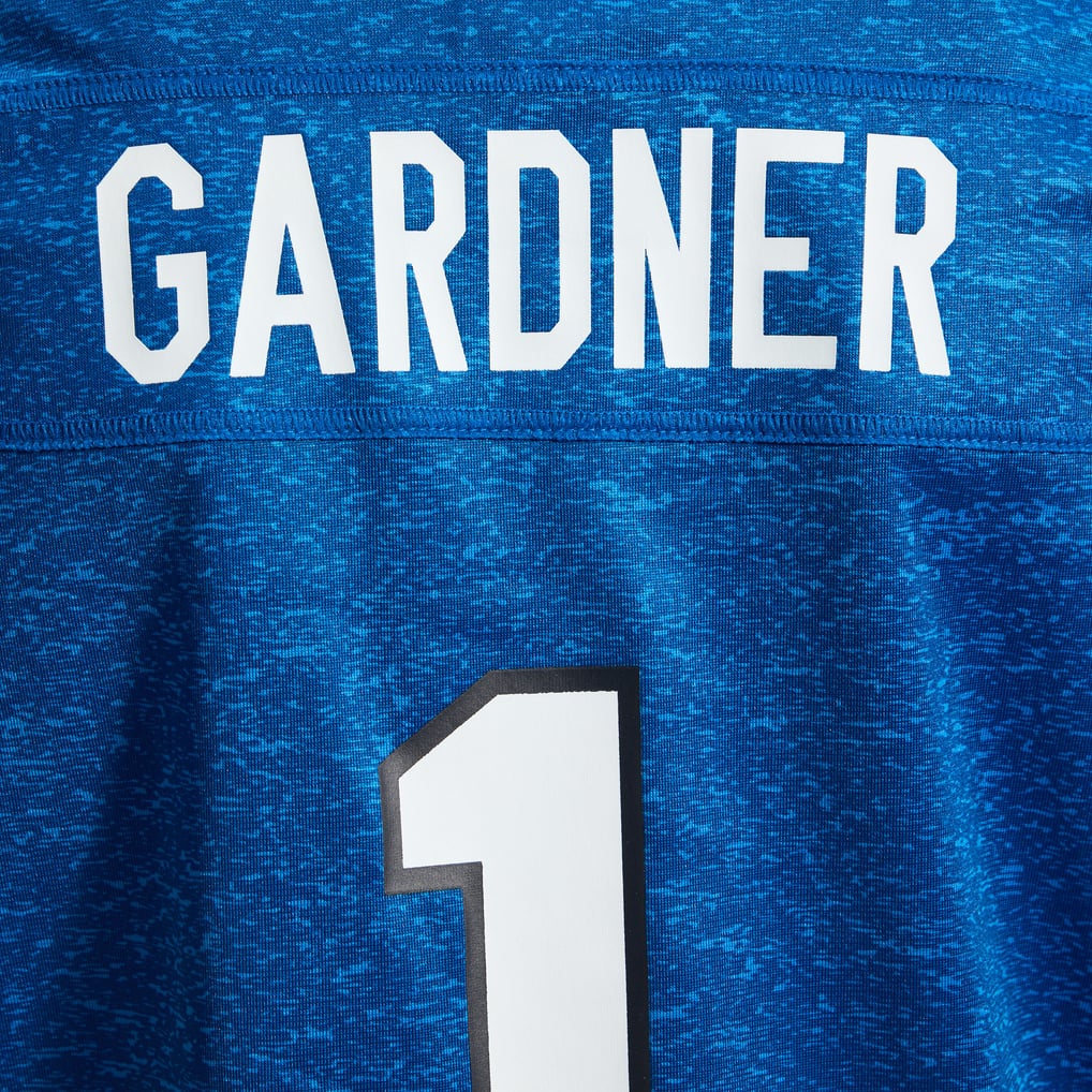 Women's Indianapolis Colts Ahmad Sauce Gardner Heather Royal Alternate 2 Indiana Nights Game Jersey