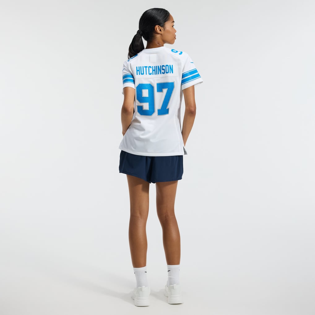 Women's Detroit Lions Aidan Hutchinson White Game Jersey
