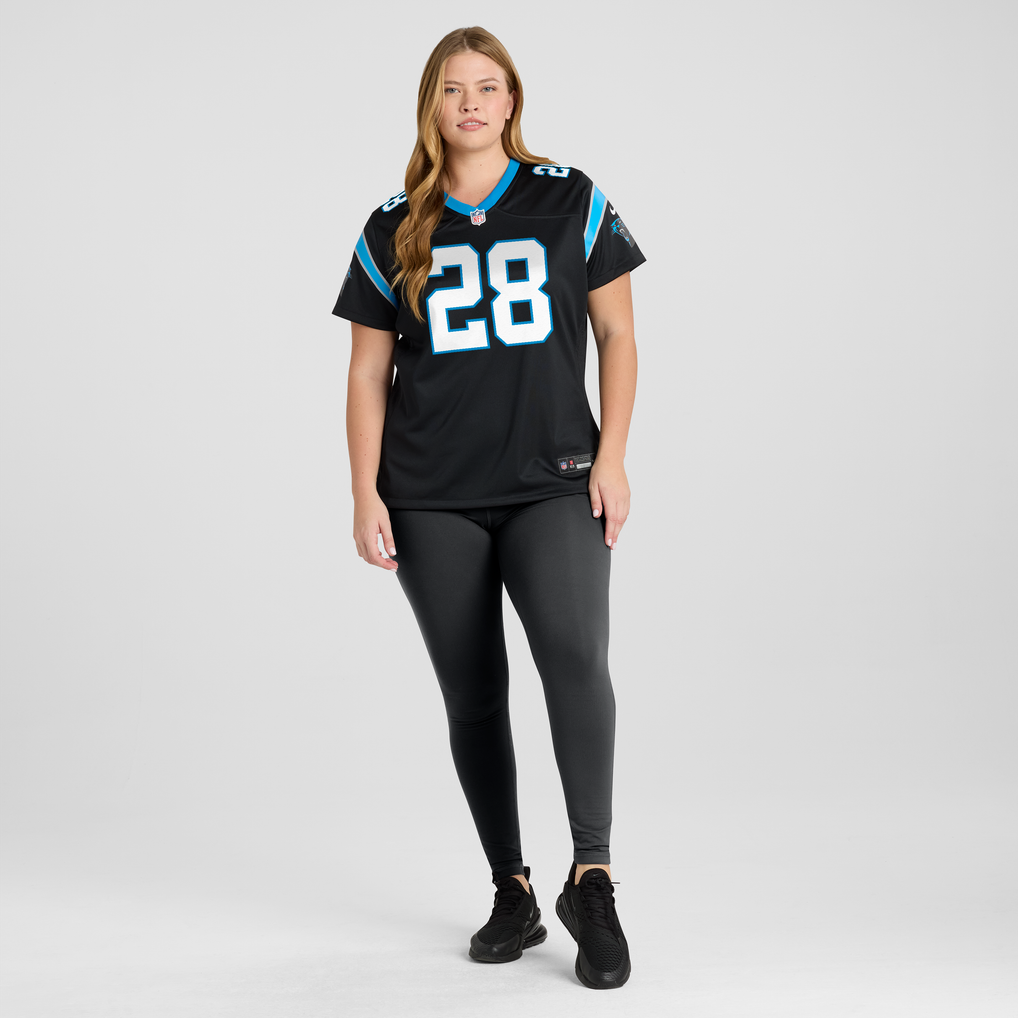 Women's Carolina Panthers AJ Dillon Black Team Game Jersey