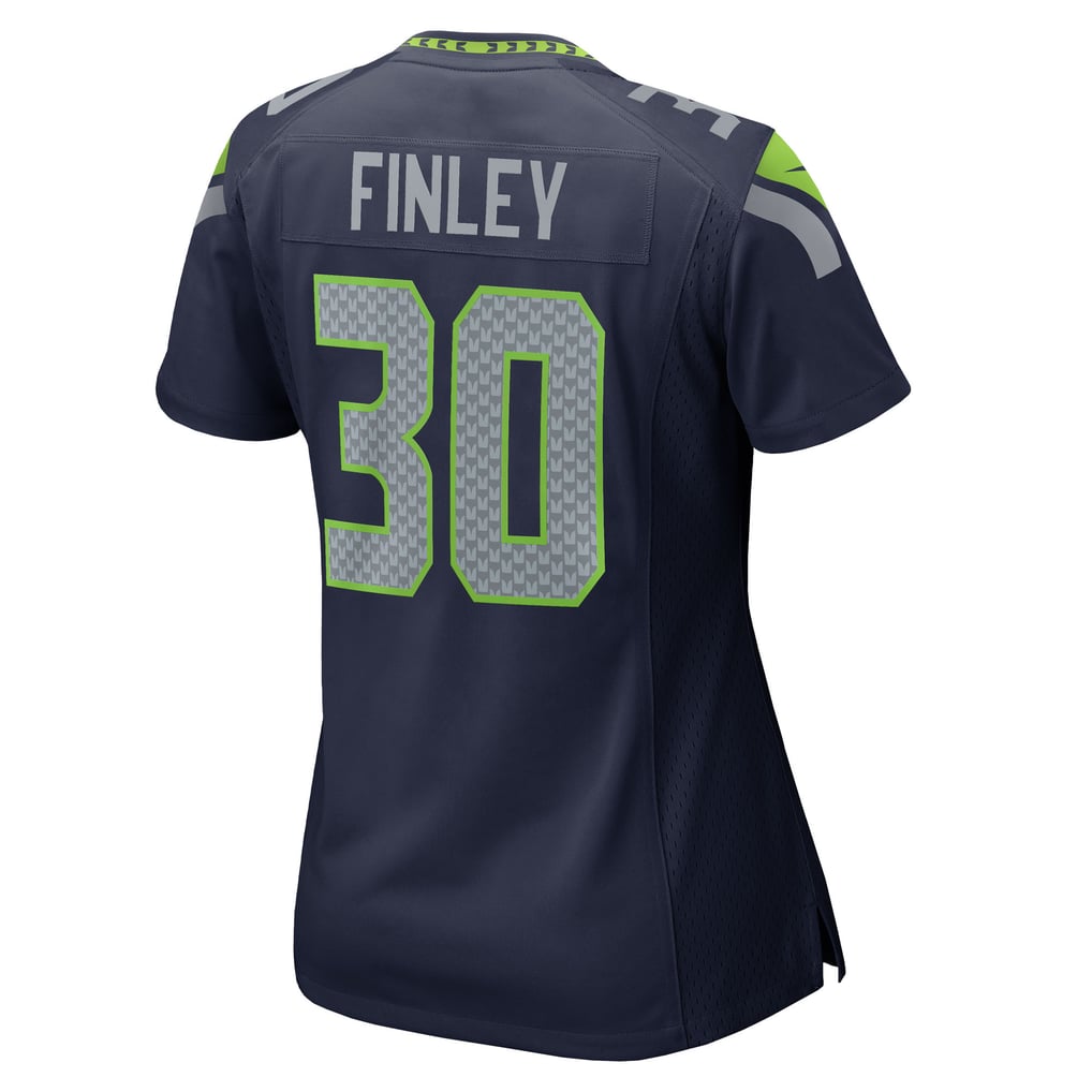 Women's Seattle Seahawks AJ Finley College Navy Team Game Jersey