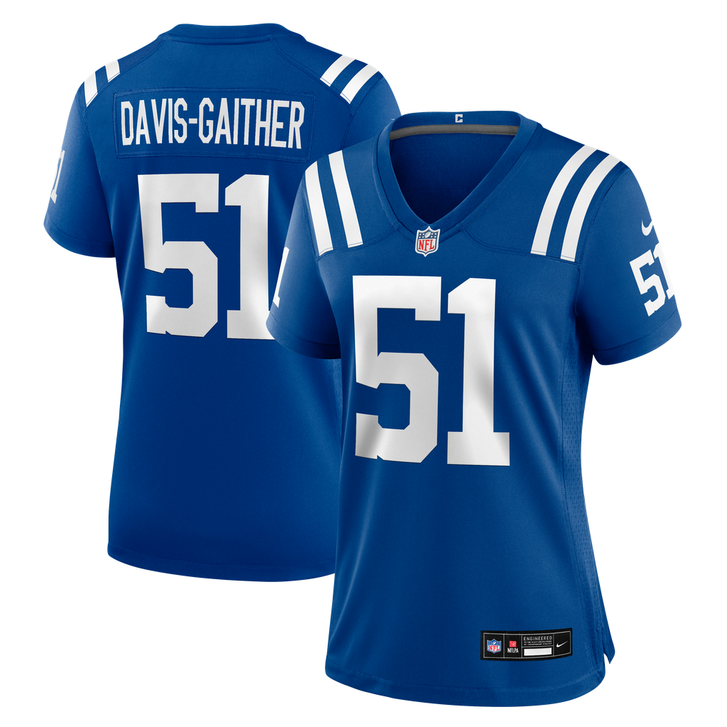 Women's Indianapolis Colts Akeem Davis-Gaither Royal Team Game Jersey