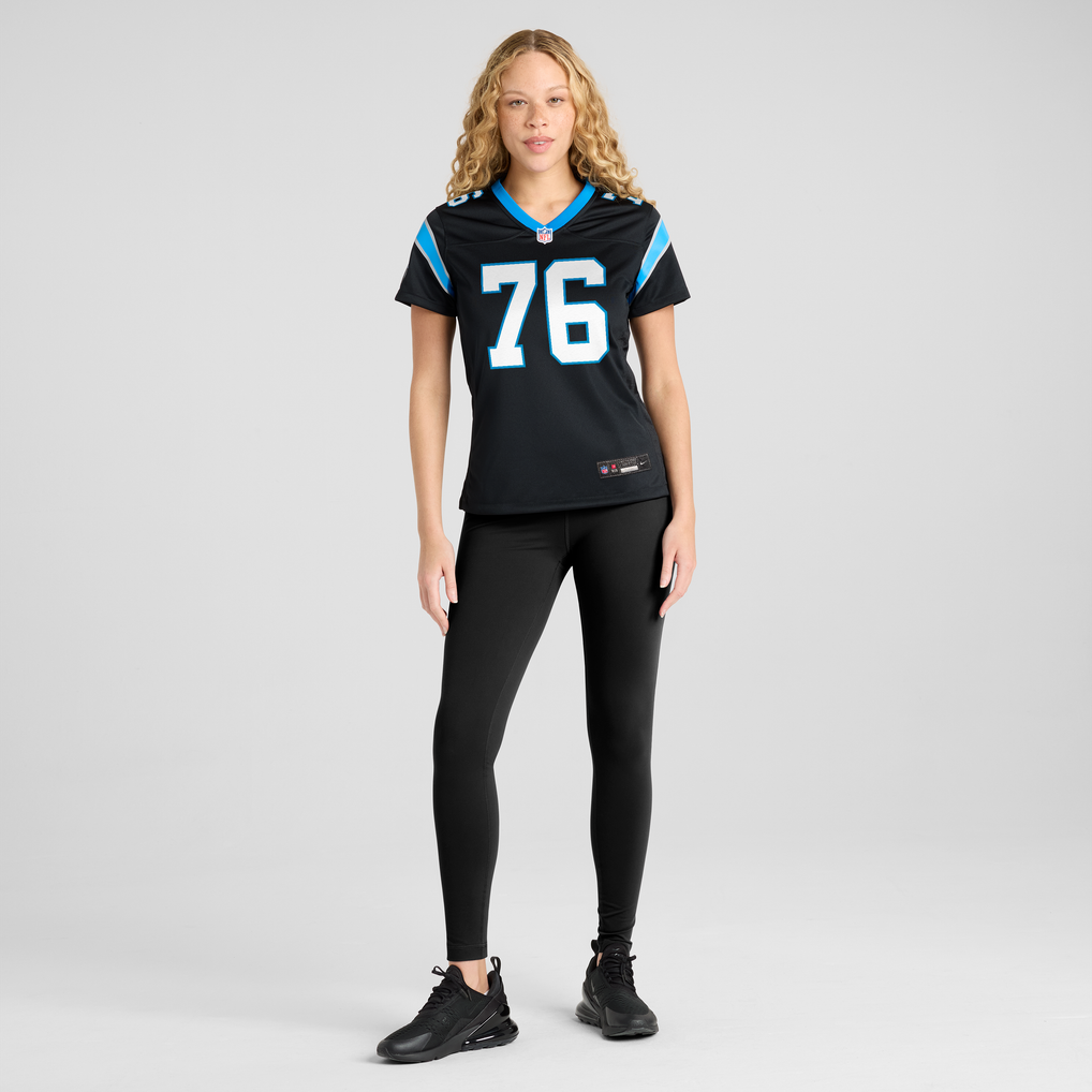 Women's Carolina Panthers Albert Reese IV Black Team Game Jersey