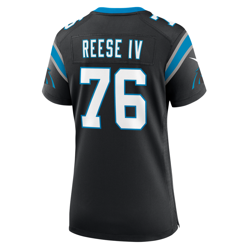 Women's Carolina Panthers Albert Reese IV Black Team Game Jersey