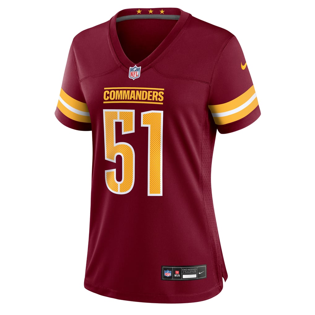 Women's Washington Commanders Ale Kaho Burgundy Team Game Jersey