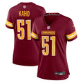 Women's Washington Commanders Ale Kaho Burgundy Team Game Jersey