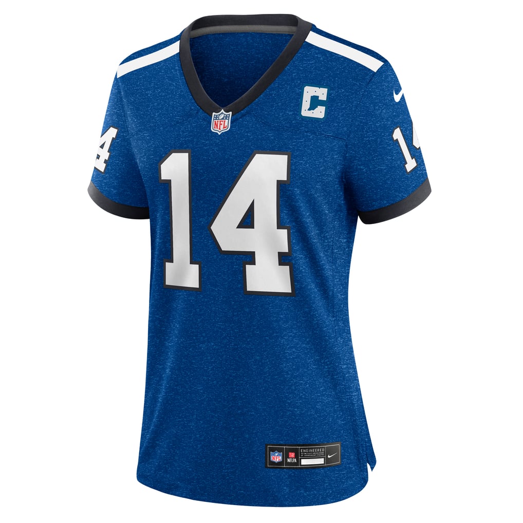 Women's Indianapolis Colts Alec Pierce Royal Indiana Nights Alternate Game Jersey