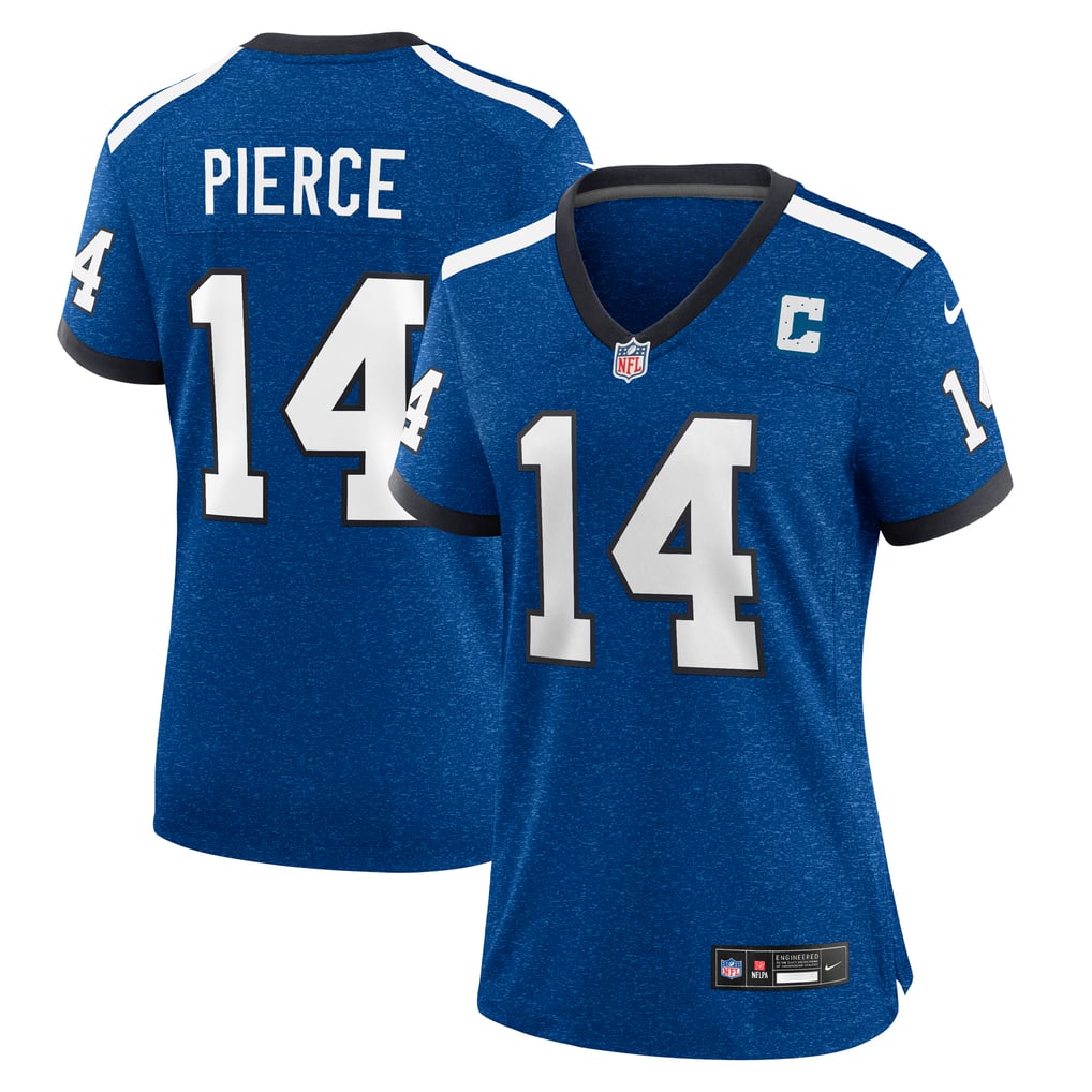 Women's Indianapolis Colts Alec Pierce Royal Indiana Nights Alternate Game Jersey
