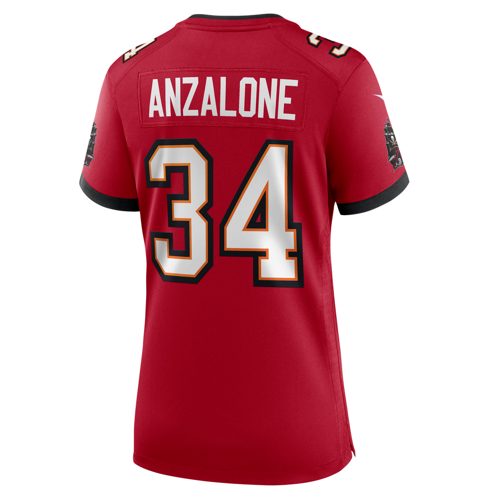Women's Tampa Bay Buccaneers Alex Anzalone Red Team Game Jersey