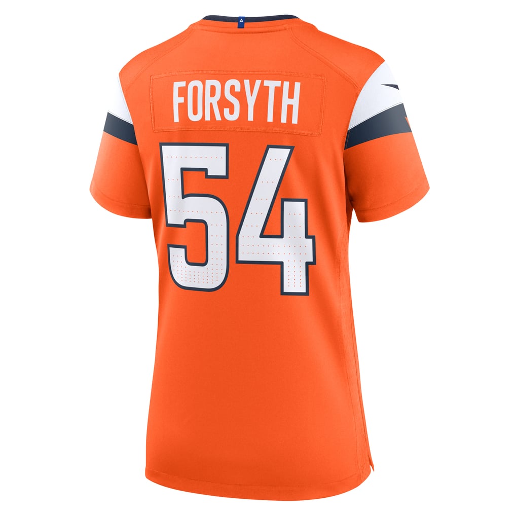 Women's Denver Broncos Alex Forsyth Orange Team Game Jersey