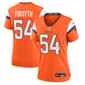 Women's Denver Broncos Alex Forsyth Orange Team Game Jersey