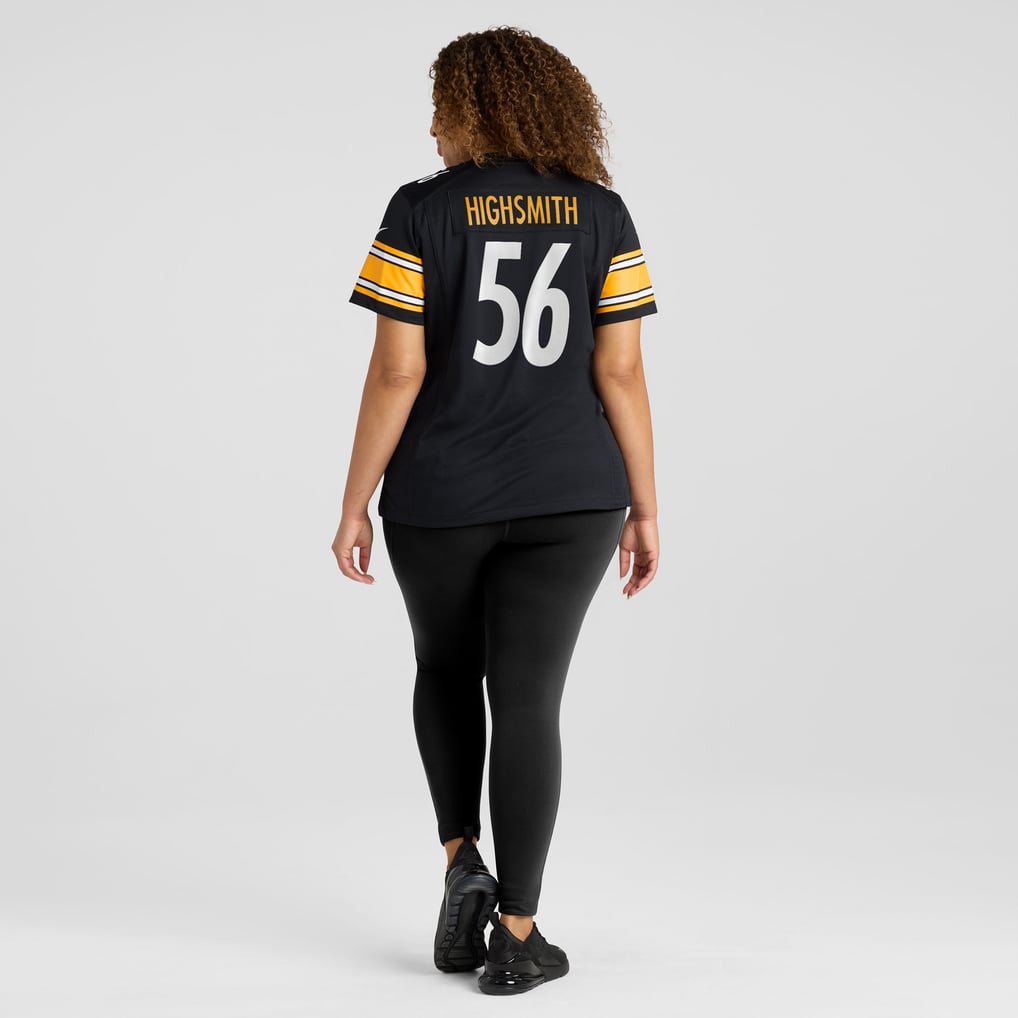 Women's Pittsburgh Steelers Alex Highsmith Black Team Game Jersey