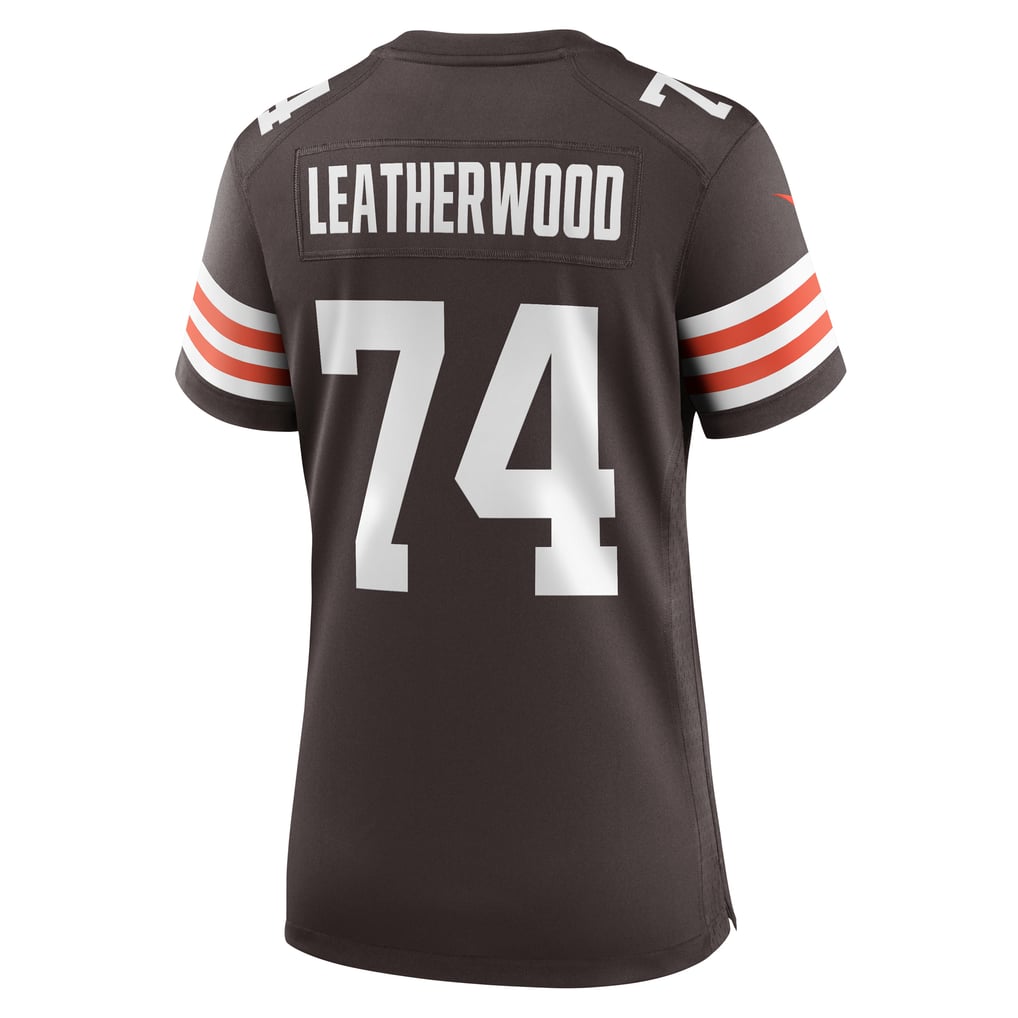 Women's Cleveland Browns Alex Leatherwood Brown Team Game Jersey